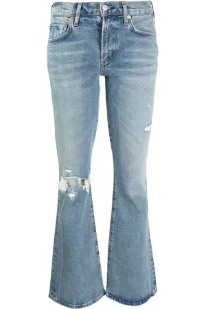 Citizens of Humanity Jeans acampanados Emannuelle con efecto envejecido