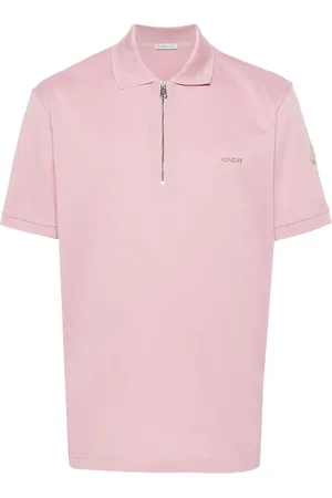 Moncler Playera tipo polo con logo en relieve