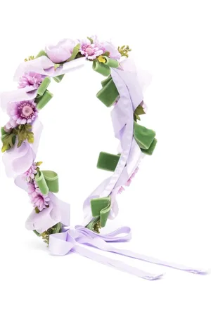 COLORICHIARI Corona con apliques florales