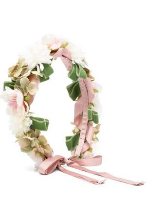 COLORICHIARI Corona con apliques florales