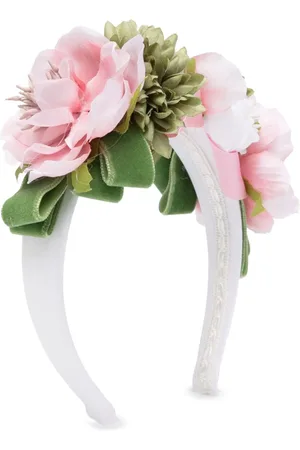 COLORICHIARI Diadema con apliques florales