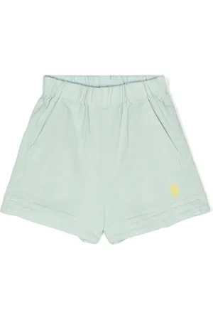 The Animals Observatory Shorts de mezclilla con motivo bordado
