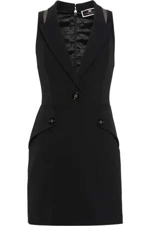 Elisabetta Franchi Vestido corto en crepé