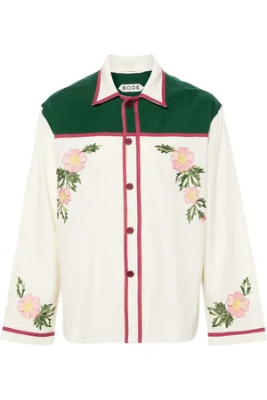 BODE Camisa Prarie Rose