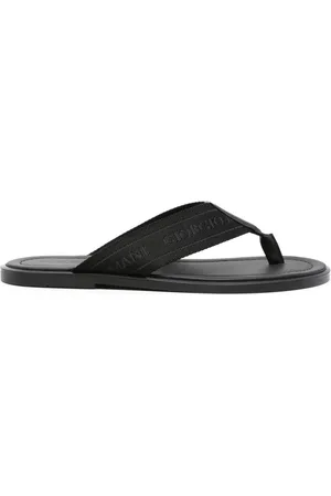 Giorgio Armani Flip flops con logo en la correa