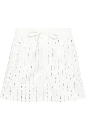 GIUSEPPE DI MORABITO Shorts con detalles de strass