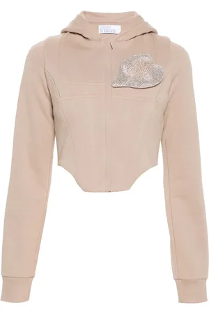 GIUSEPPE DI MORABITO Top estilo corset con detalles de strass