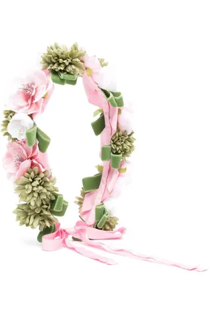 COLORICHIARI Corona con apliques florales