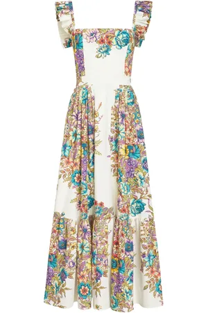 Etro Vestido midi con estampado floral