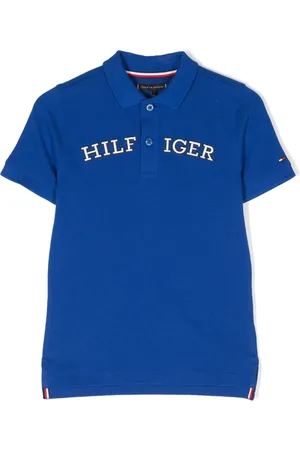 Tommy Hilfiger Camisa tipo playera tipo polo con logo bordado
