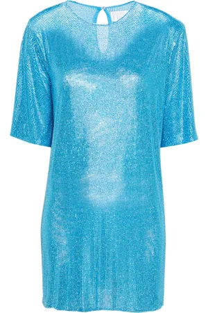 GIUSEPPE DI MORABITO Vestido estilo playera con detalles de cristal