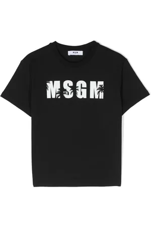 Msgm Playera con logo estampado