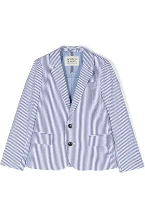 Scotch&Soda Blazer con rayas estampadas y botones