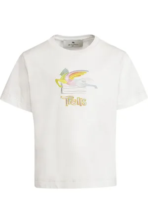 Etro Playera con logo bordado de x Trolls