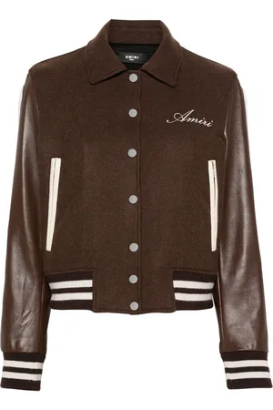 AMIRI Chamarra bomber Bones con logo bordado