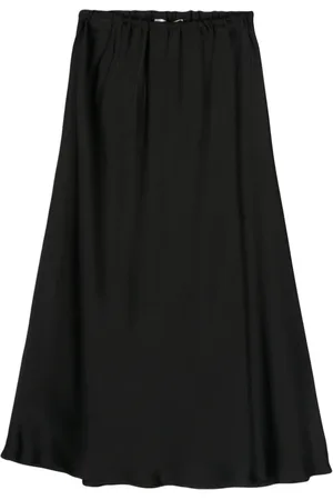 Jil Sander Falda midi con diseño acampanado