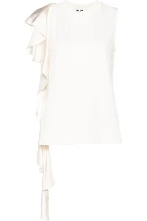 Msgm Blusa con detalle drapeado
