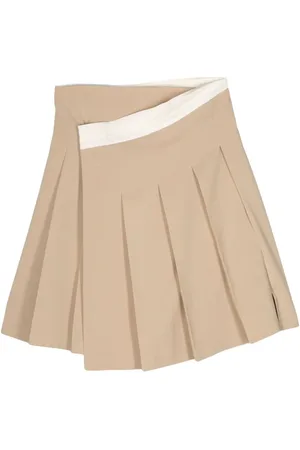 Low Classic Falda cruzada con detalle plisado