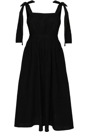 Msgm Vestido midi con detalle de moño
