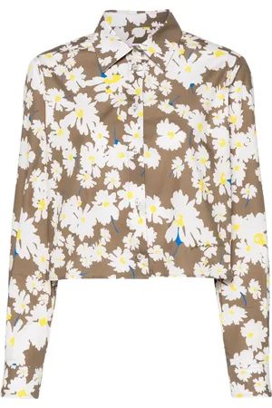 Msgm Camisa con estampado floral