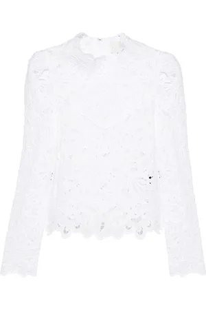 Isabel Marant Blusa Delphi con bordado inglés