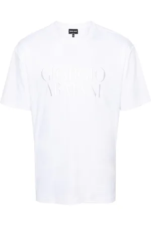 Giorgio Armani Playera con logo bordado