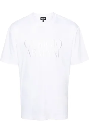 Giorgio Armani Playera con logo bordado