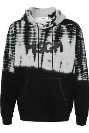 Msgm Hoodie estampado tie-dye