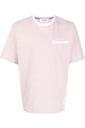 Thom Browne Playera con rayas estampadas