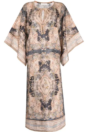 ZIMMERMANN Vestido largo con estampado floral