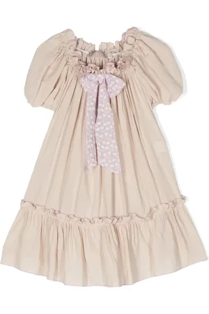 LA STUPENDERIA Vestido acampanado con detalle de moño