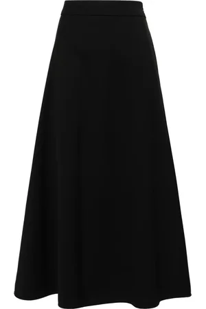 WARDROBE.NYC Falda midi con diseño acampanado