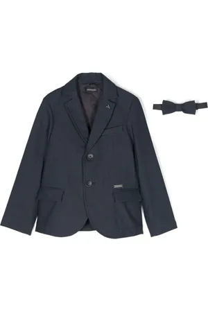 MONNALISA Blazer con rayas diplomáticas estampadas