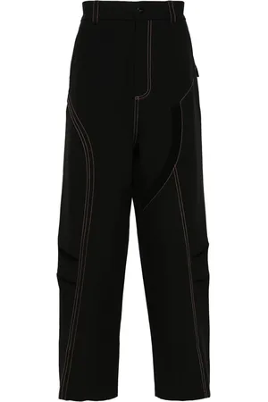 Feng Chen Wang Pantalones con costuras en contraste