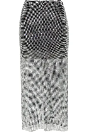 Serafini Falda larga con detalles de strass