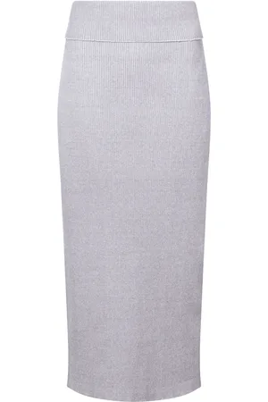 Proenza Schouler Falda midi tejida de canalé Willow