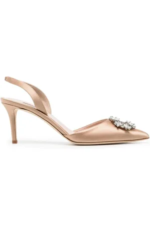 Sjp Sandalias Edith con detalles de cristal y tacón de 70mm
