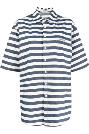 KIMHEKIM Camisa con rayas estampadas