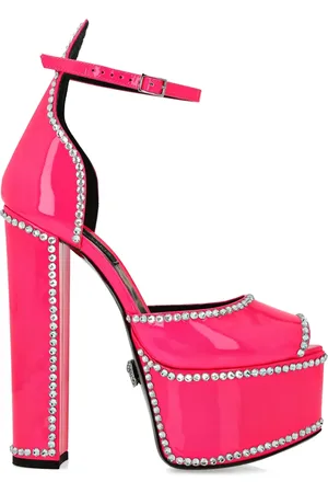 Philipp Plein Sandalias con detalles de cristal