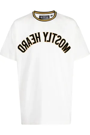 MOSTLY HEARD RARELY SEEN Playera Reflected con aplique del logo