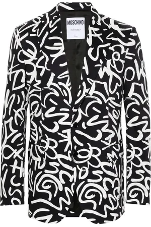Moschino Blazer con letras del logo