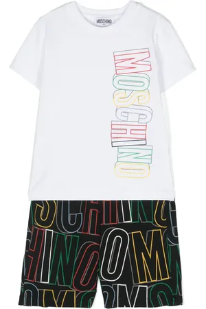 Moschino Set de shorts con logo estampado