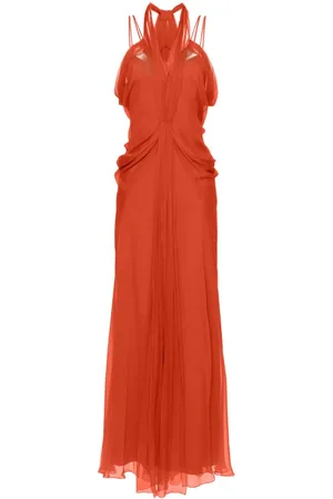 Alberta Ferretti Vestido largo de seda