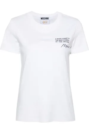 Moschino Playera con logo estampado
