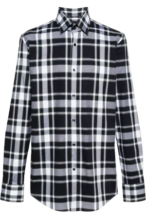 HUGO BOSS Camisa con cuadros estampados