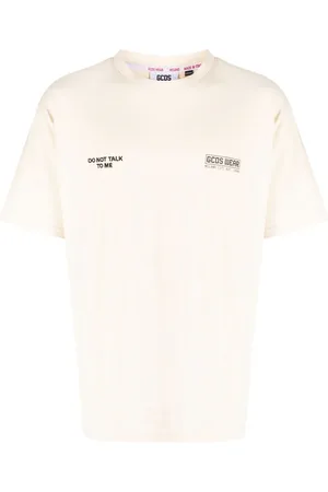 GCDS Playera con eslogan estampado