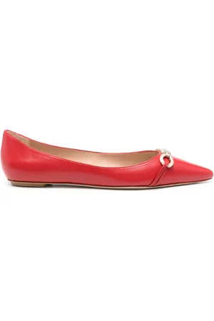 Flats discount rojos mujer