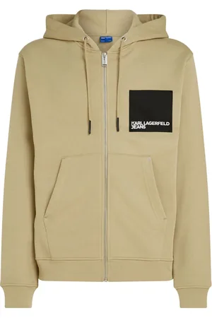 Karl Lagerfeld Hoodie con logo y cierre