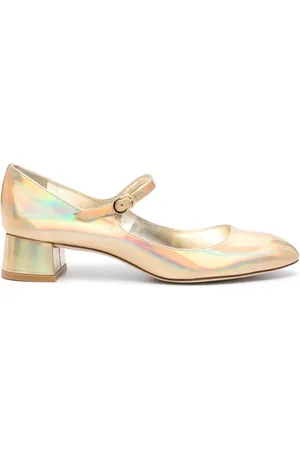 Stuart Weitzman Zapatillas Mary Jane Vivienne con tacón de 35mm