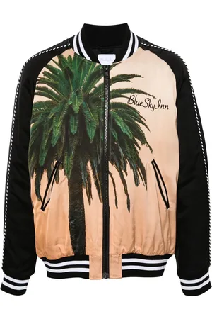 BLUE SKY INN Chamarra bomber con estampado gráfico